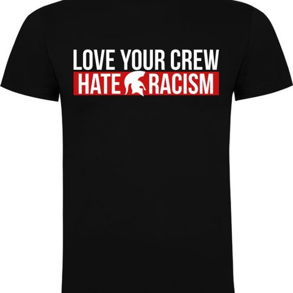 camiseta LOVE YOUR CRE HATE RACISM cami negra