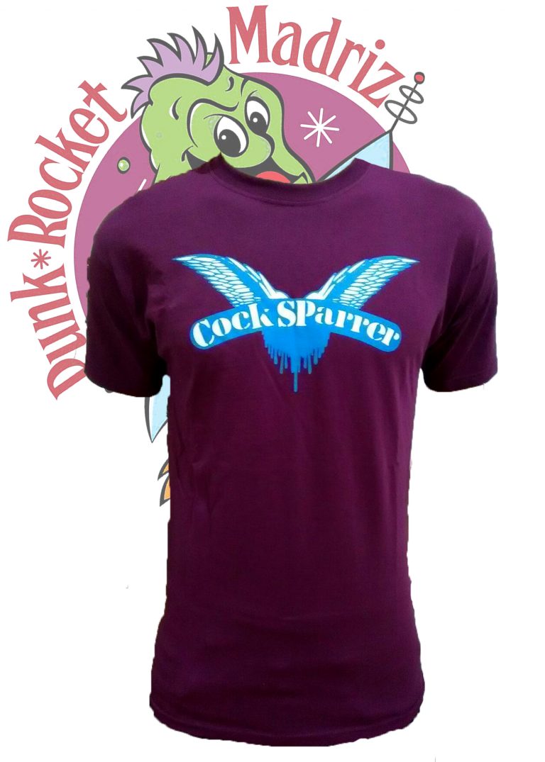 CAMISETA COCK SPARRER LOGO GRANATE UNISEX