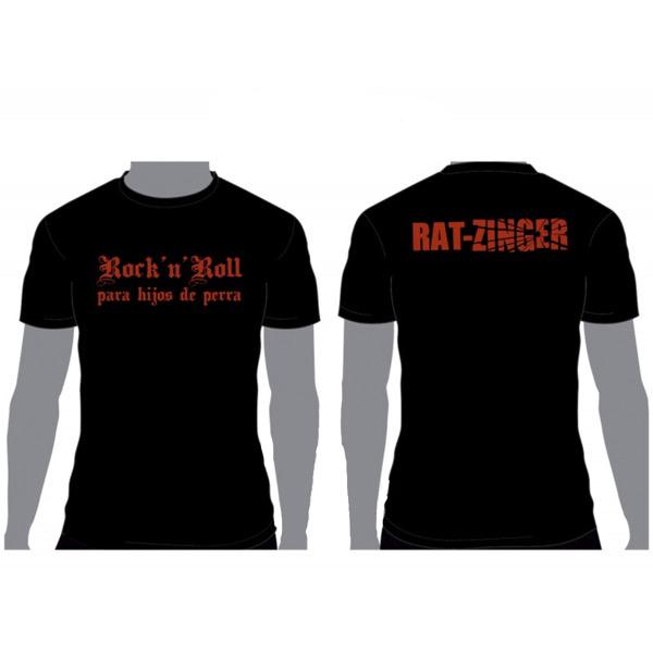 CAMISETA RAT-ZINGER "ROCK´N´ROLL PARA HIJOS DE PERRA"
