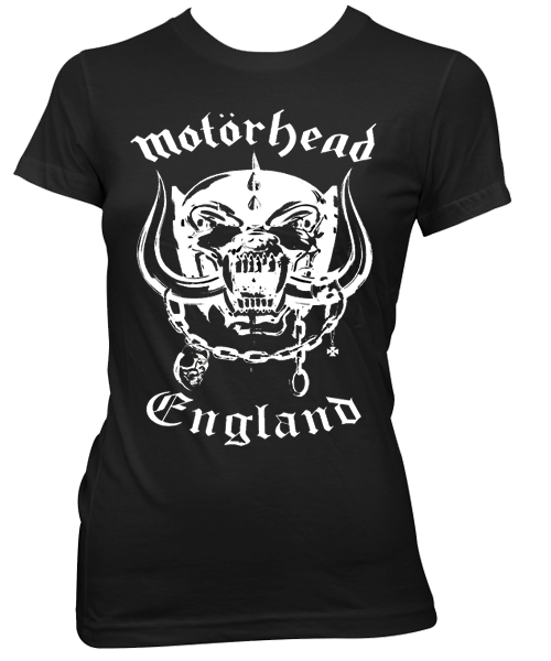 camiseta chica motorhead england