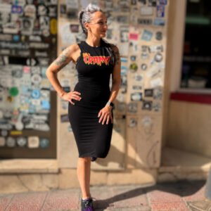VESTIDO TUBO FRANKENSTYLE THE CRAMPS