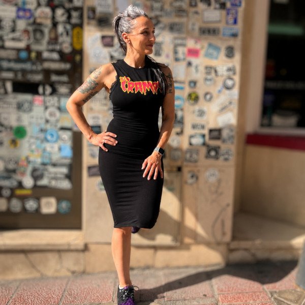 VESTIDO TUBO FRANKENSTYLE THE CRAMPS