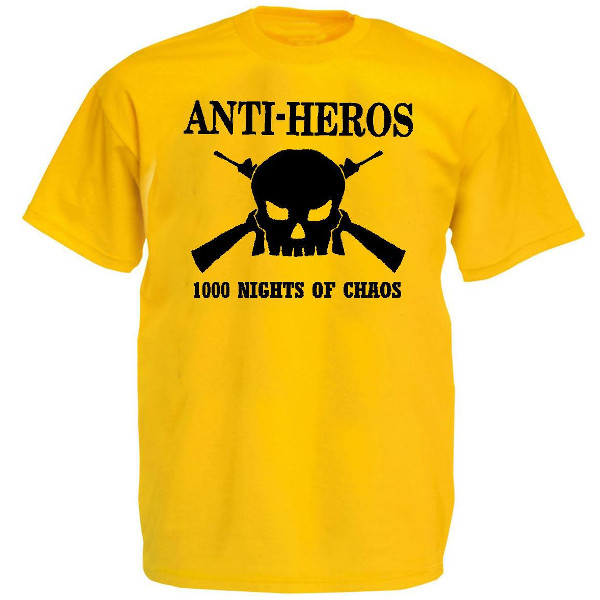 camiseta anti hero amarilla