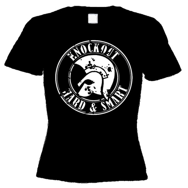 camiseta knockout chica negra
