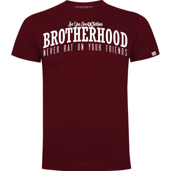 camiseta brotherhood granate