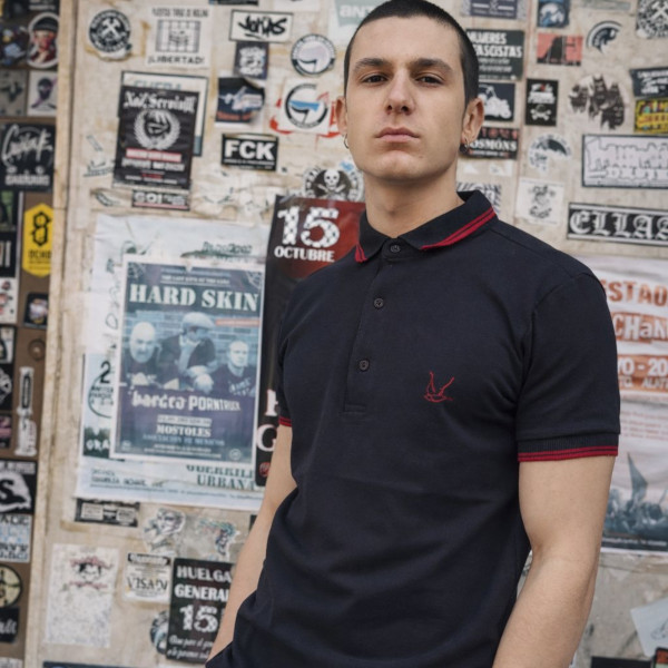 POLO HTH NEGRO DETALLE GRANATE