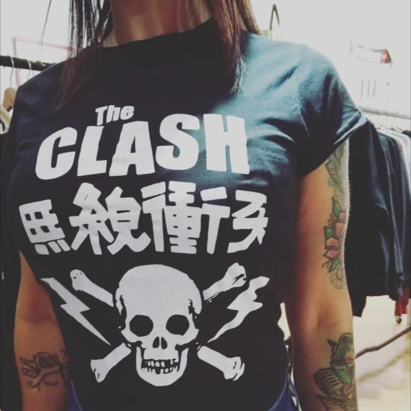 camiseta the clash japon chica