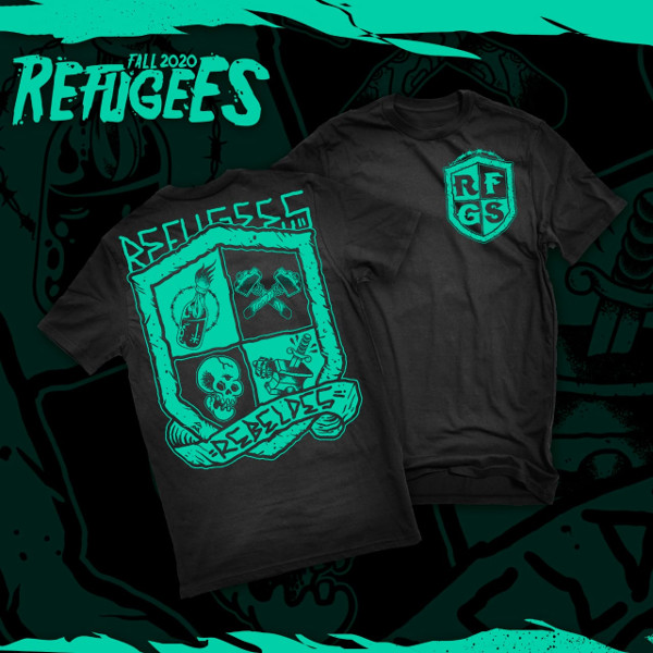 camiseta refugees rebelde