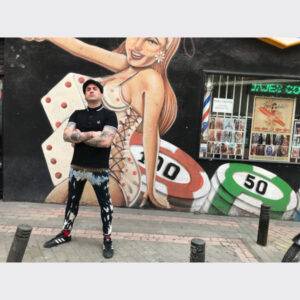 POLO HARD TO HANDLE NEGRO DETALLE GRIS/BLANCO