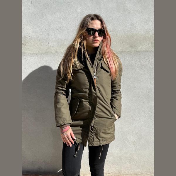PARKA VERDE CHICA BRANDIT