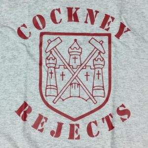 camiseta cockney rejects gris