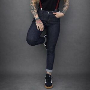 PANTALÓN VAQUERO AZUL OSCURO CHICA HARD TO HANDLE