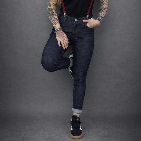 PANTALÓN VAQUERO AZUL OSCURO CHICA HARD TO HANDLE