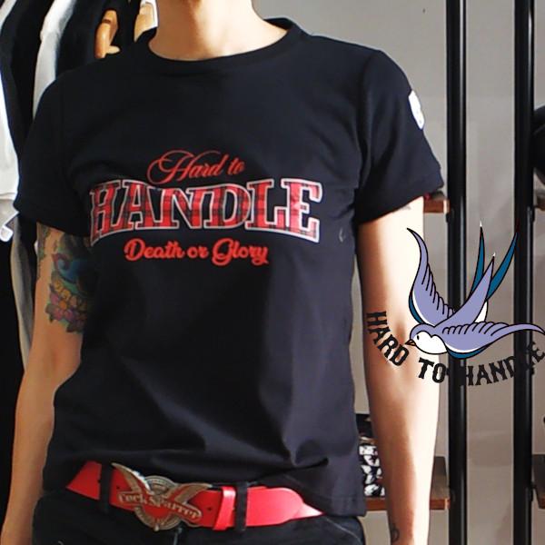 camiseta chica negra death or glory hard to handle d