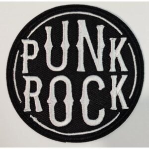 PARCHE PUNK ROCK REDONDO