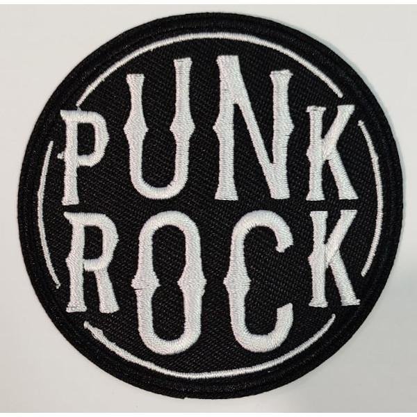 PARCHE PUNK ROCK REDONDO