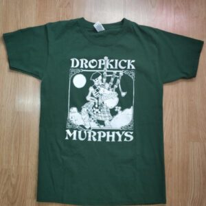 camiseta dropkick murphys verde militar