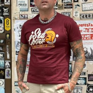 CAMISETA SKA LOVER GRANATE
