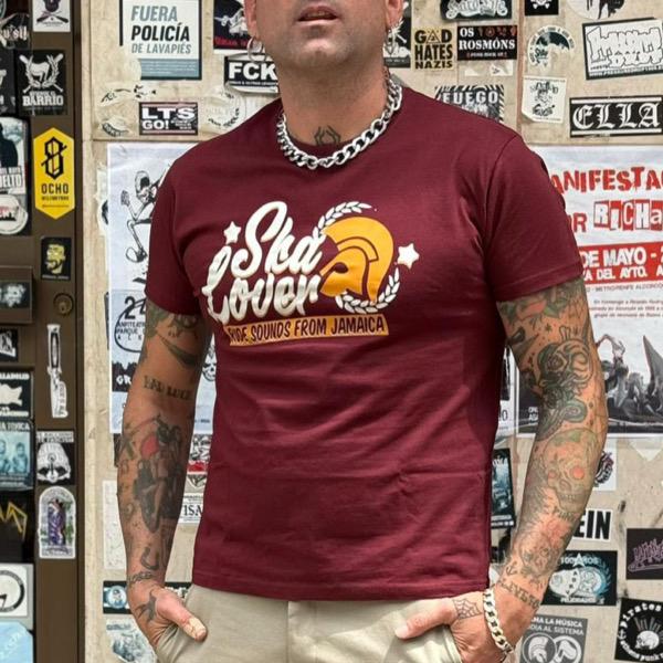 CAMISETA SKA LOVER GRANATE