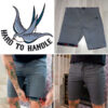 pantalon corto gris vaquero hth