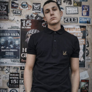 POLO NEGRO LISO HARD TO HANDLE