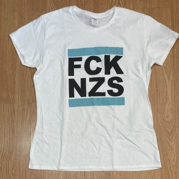 Camiseta FCK NZS blanca chica
