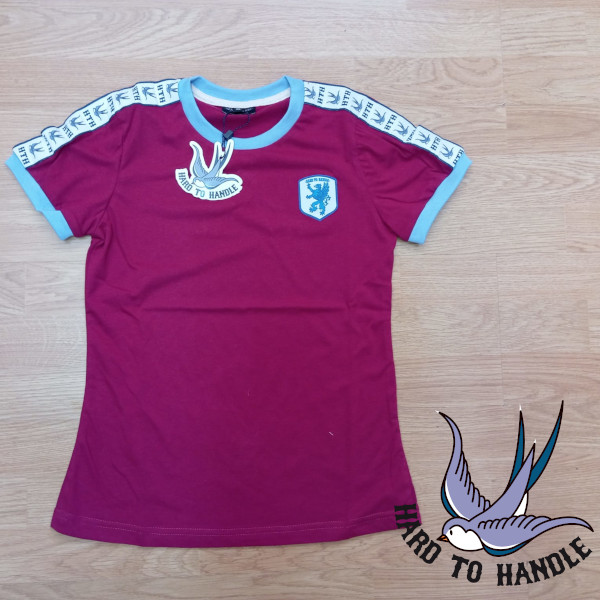 Camiseta hth granate escudo chica