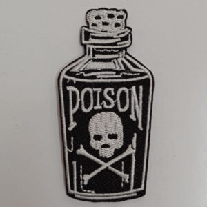 Parche bordado Poison