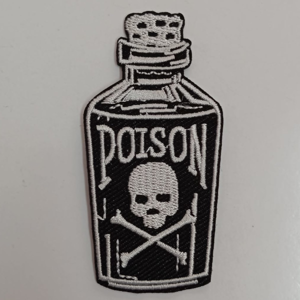 Parche bordado Poison