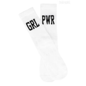 calcetines blancos grl pwr