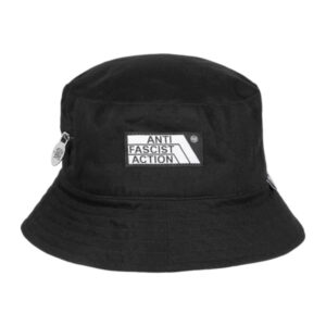 Gorro de pescador negro reversible