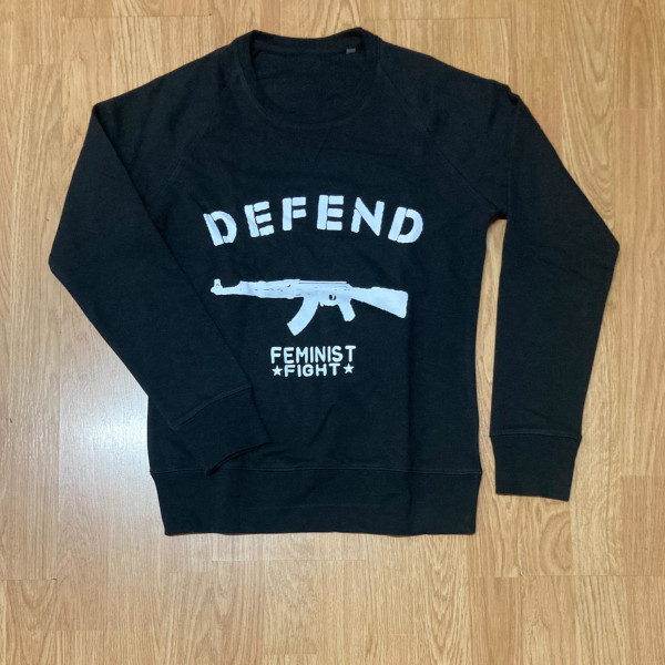 sudadera feminist fight sin capucha