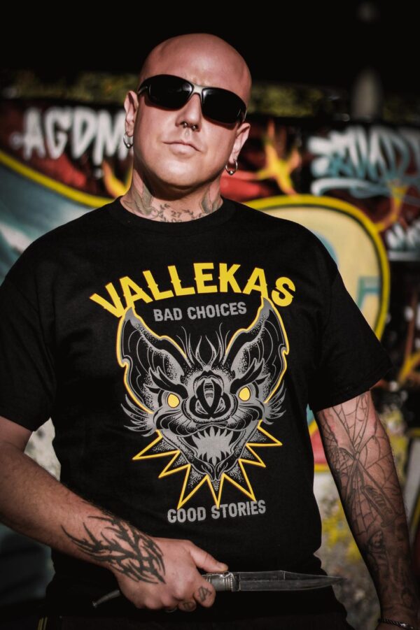 CAMISETA AK WEAR VALLEKAS BAD CHOICES