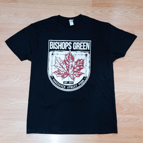 CAMISETA BISHOPS GREEN ESCUDO NEGRA