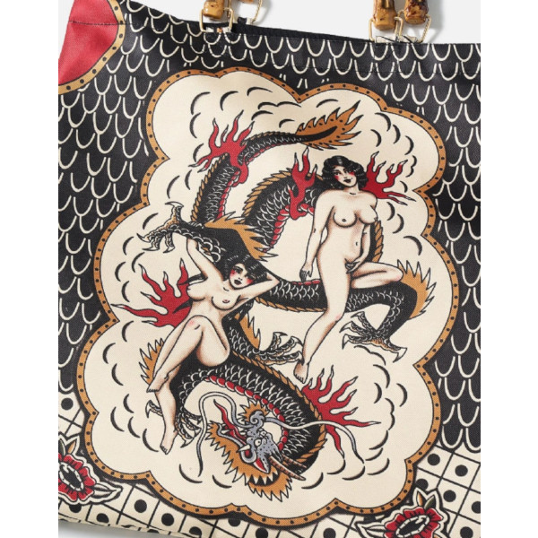 totebag-dragon-detalle BOLSA TOTEBAG DRAGON