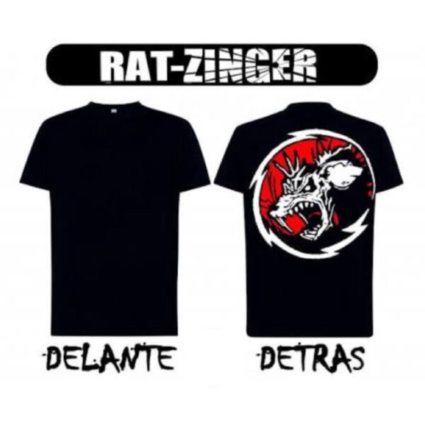 CAMISETA RAT-ZINGER LOGO ESPALDA