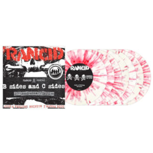 RANCID - B SIDES and C SIDES- White W/ Red Splatter Vinyl 7X7"