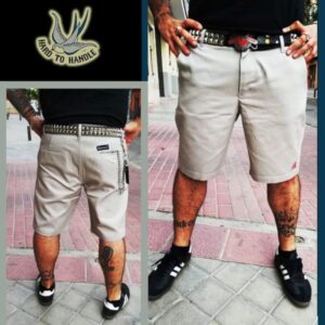 PANTALON BERMUDA HTH BEIGE TALLA 40