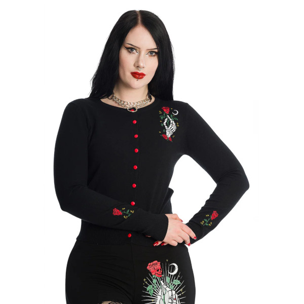 CARDIGAN MANO ESQUELETO