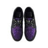 ZAPATO CREEPER TUK LONA Y LEOPARDO MORADO
