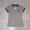 CAMISETA CAMEL RIBETE NEGRO HTH CHICA