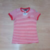 CAMISETA CHICA RAYAS ROJAS HTH