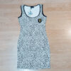 VESTIDO LEOPARDO BLANCO Y NEGRO HTH