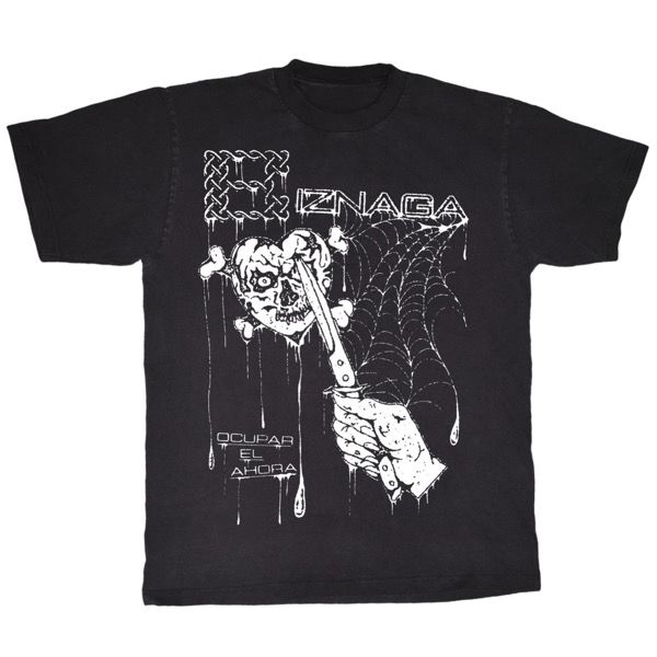 CAMISETA BIZNAGA "OCUPAR EL AHORA" NEGRA