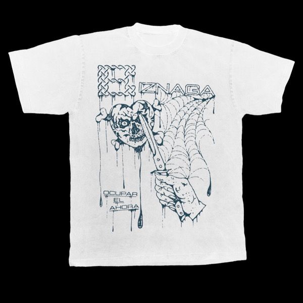 CAMISETA BIZNAGA "OCUPAR EL AHORA" BLANCA