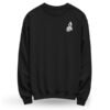 SUDADERA BRIGADE LOCO LOGO PEQUEÑO NEGRA