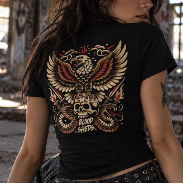 CAMISETA BLOODSHEDS AGUILA CHICA