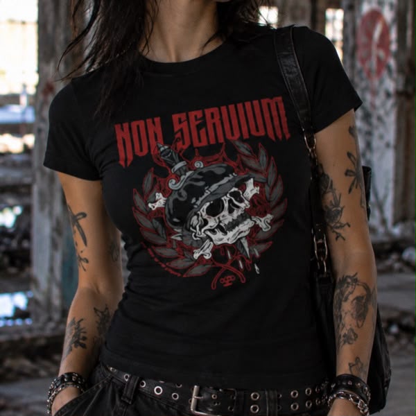 CAMISETA BLOODSHEDS ft. NON SERVIUM CHICA