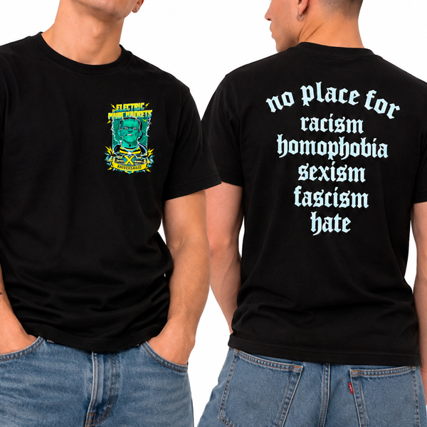 CAMISETA NO PLACE FOR (X ANIVERSARIO PUNK ROCKET)