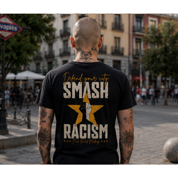 CAMISETA SMASH RACISM